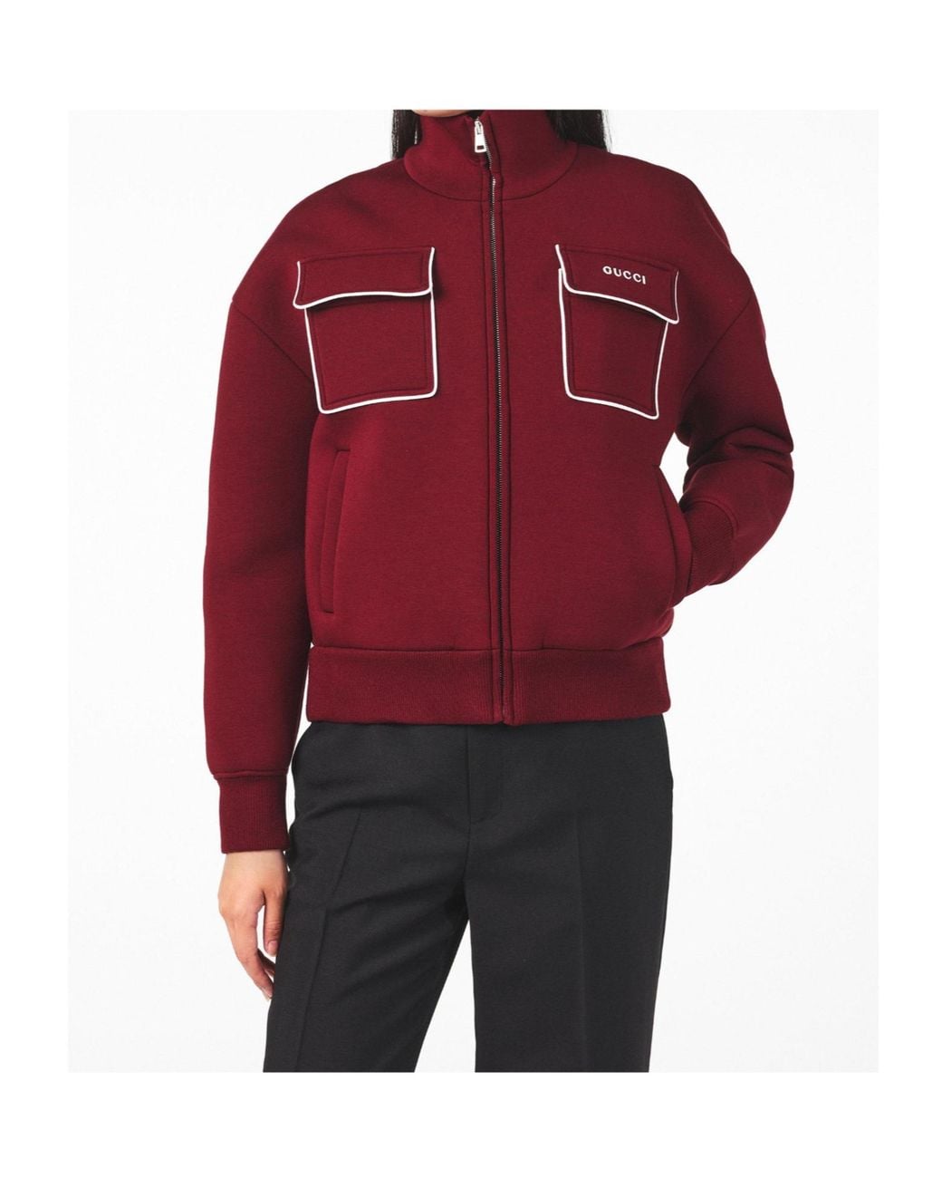 Gucci Red Bomber Jacket