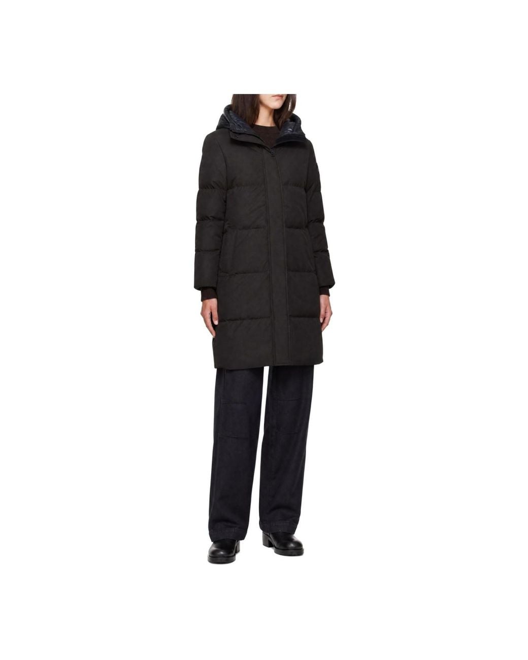 Canada Goose Black Louise Parka Tonal Disc