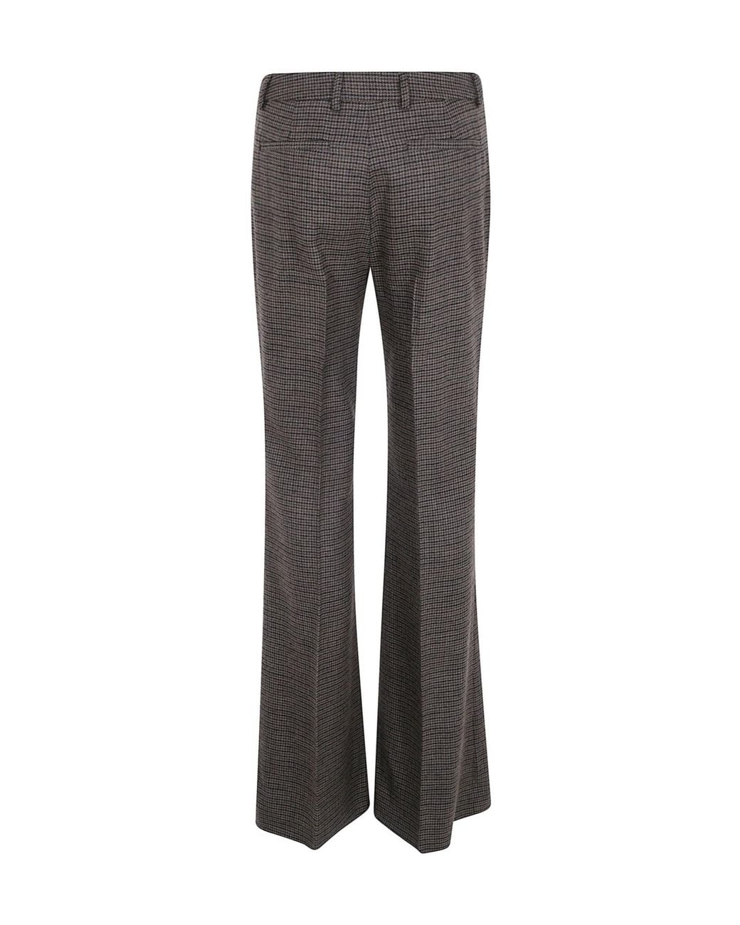 Etro Gray Straight Leg Pants