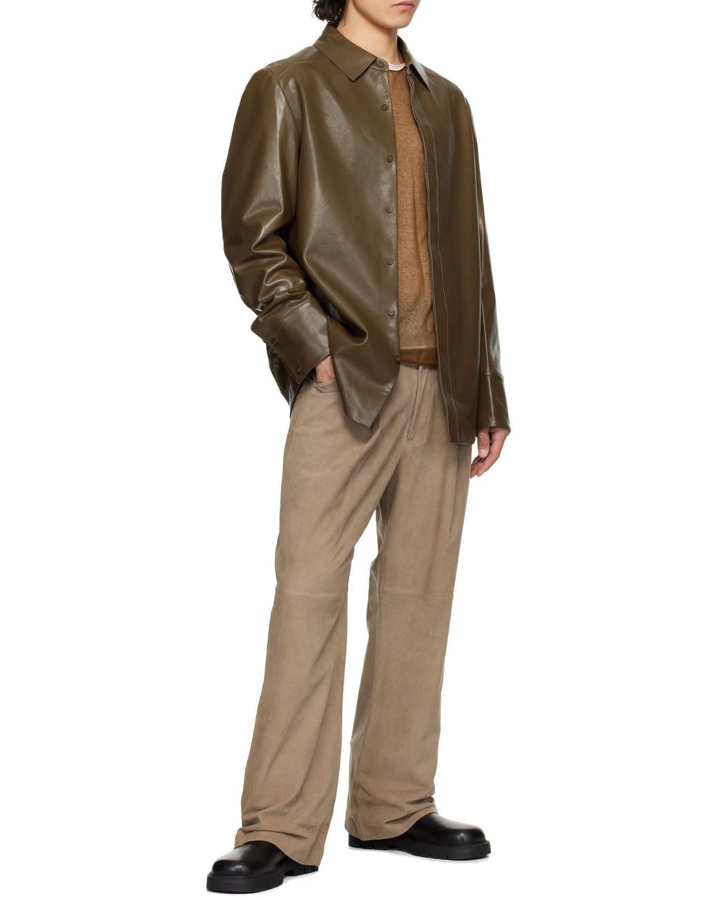 Entire studios Brown Legacy Shirt for men