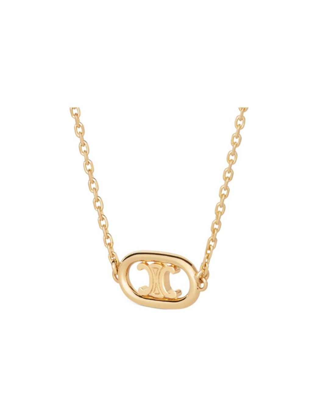 Céline White Maillon Triomphe Necklace