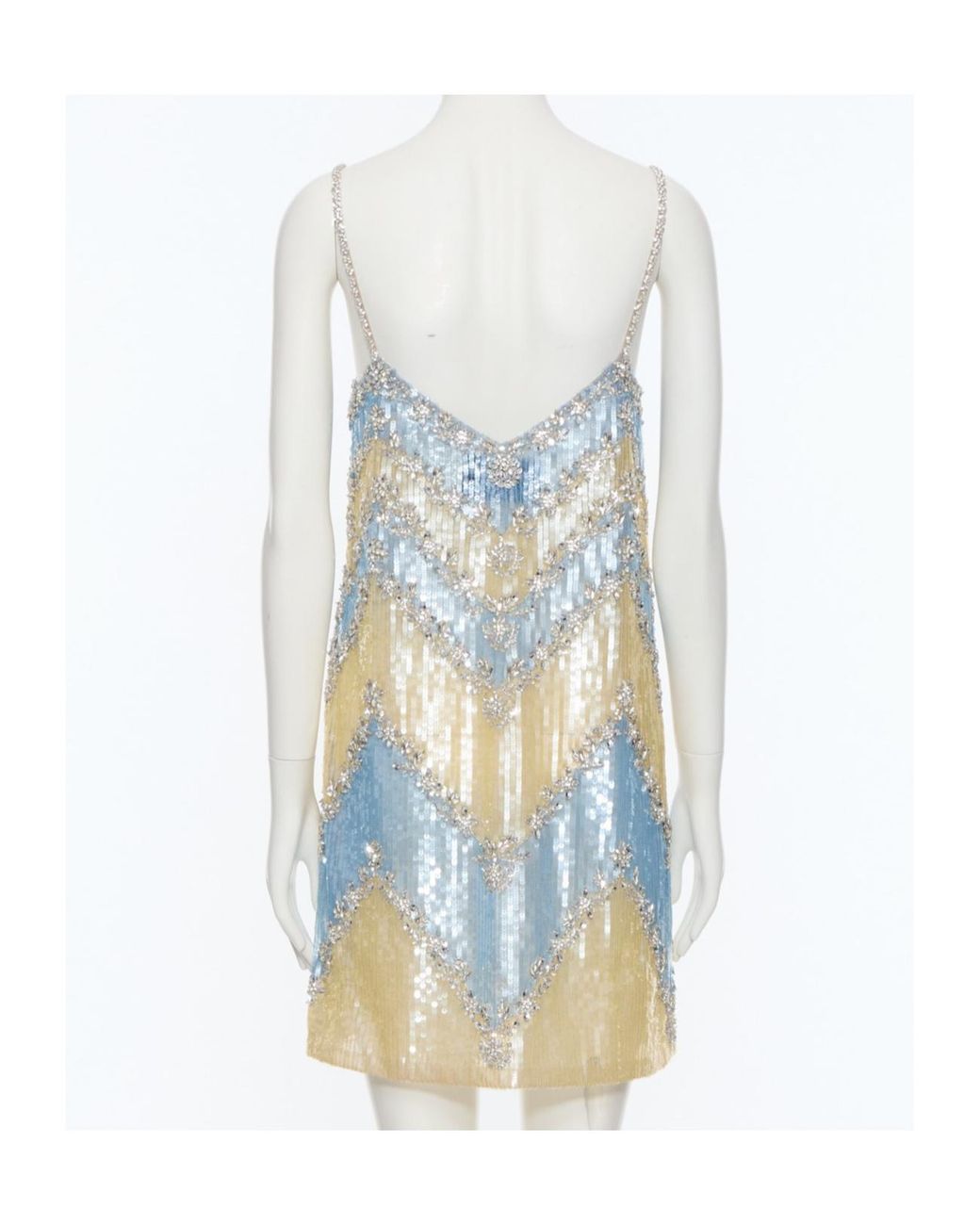 Valentino Blue Sleeveless Dress