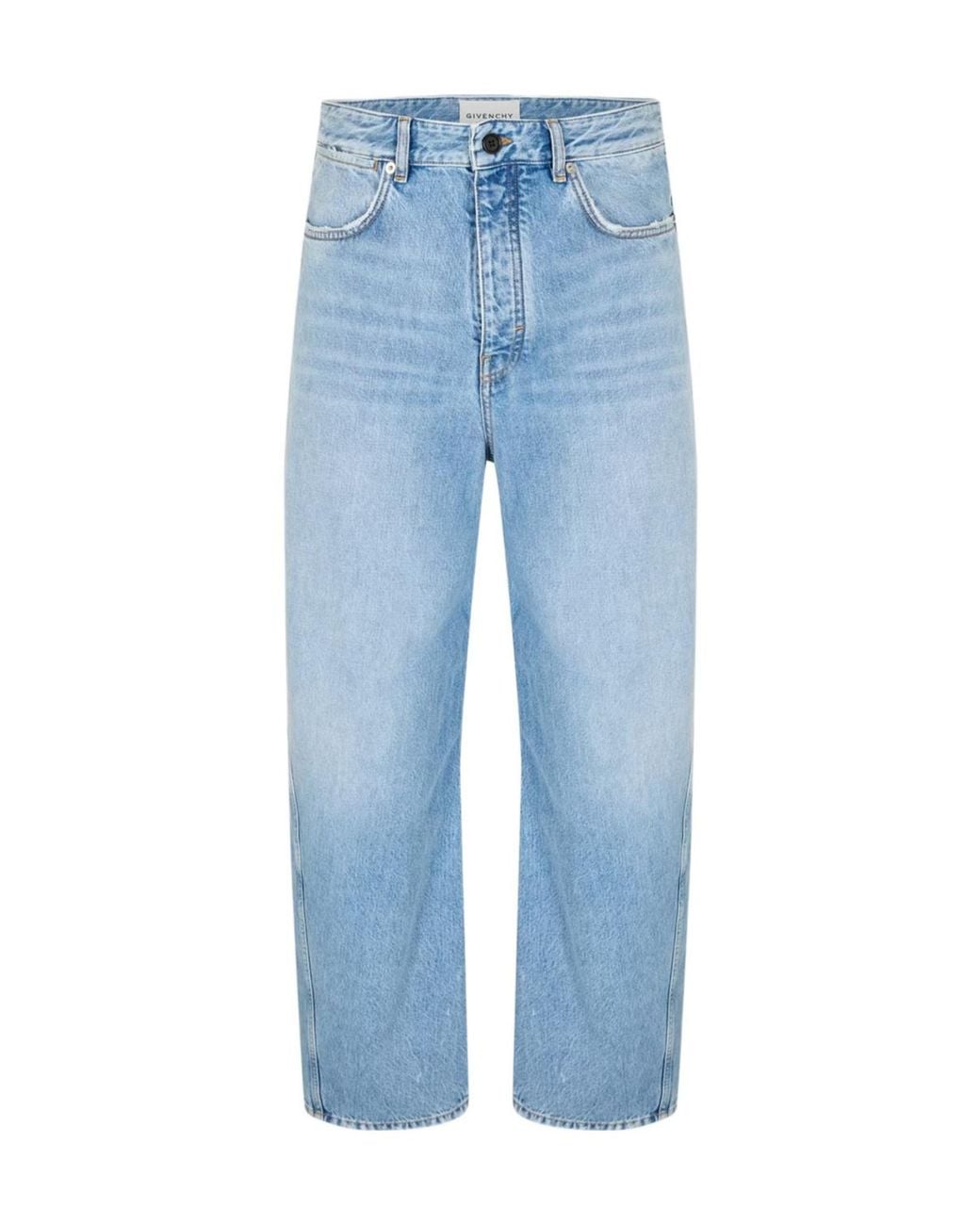 Givenchy Blue Seamed Straight-Leg Jeans for men
