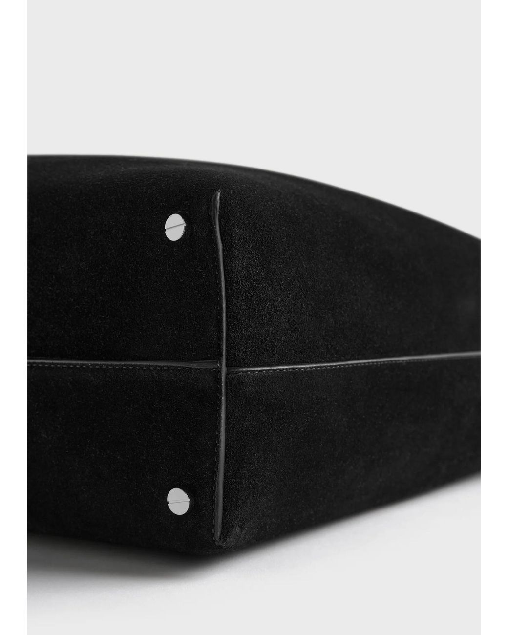 Totême Black Zipper Shoulder Bag