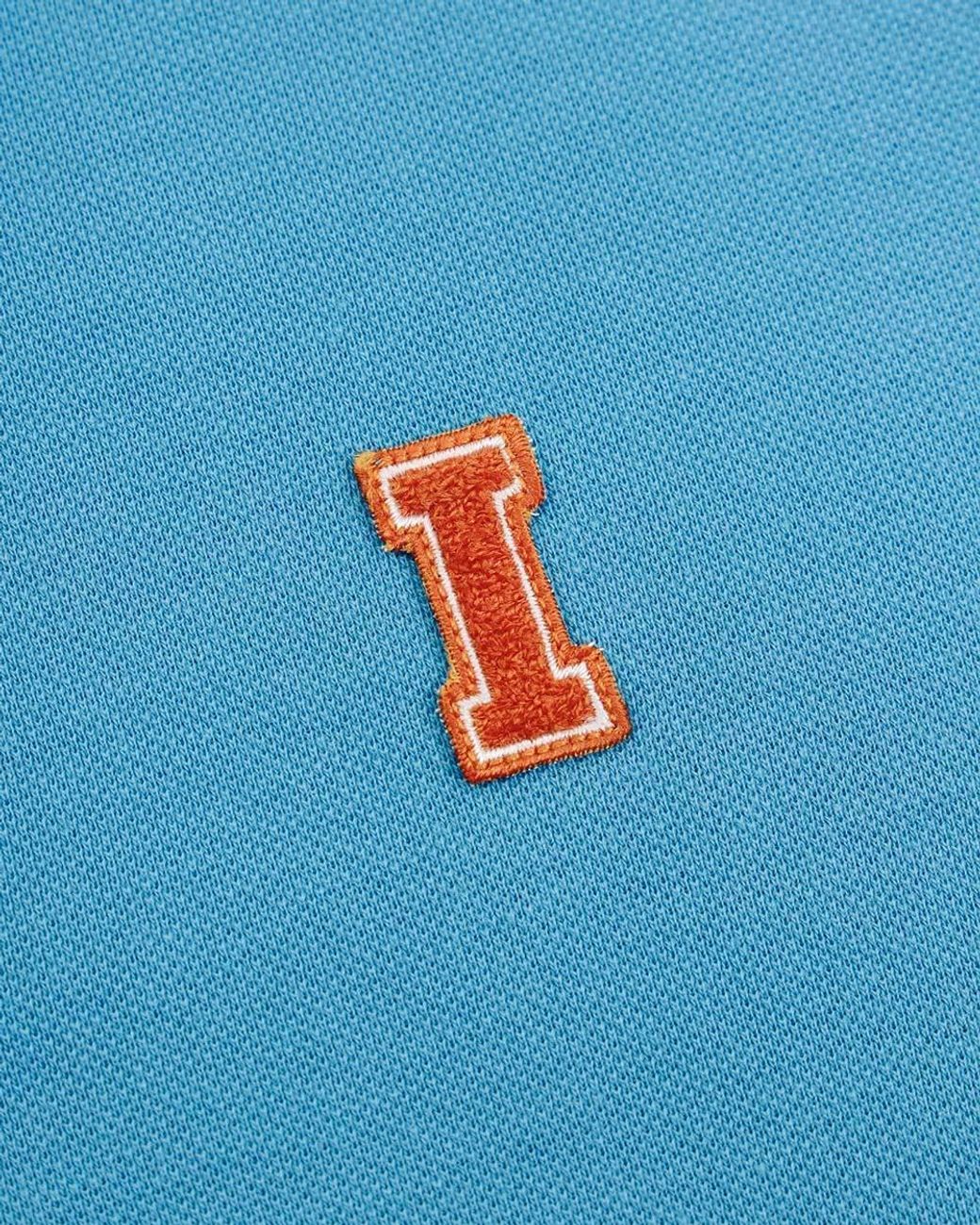 Iceberg Blue Logo Polo Shirt for men