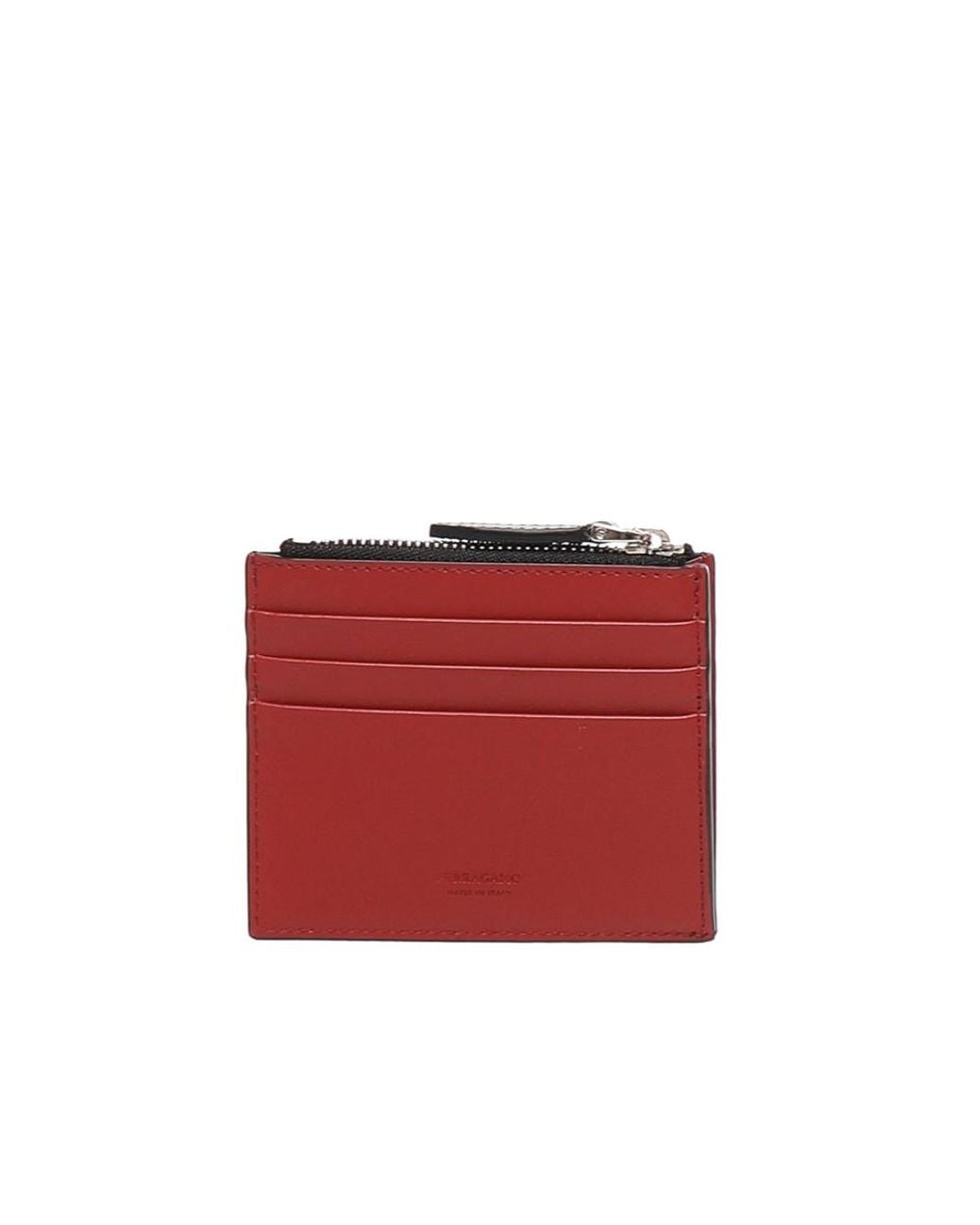 Ferragamo Black Ferragamo Wallet Card Holder And Keyring Set for men