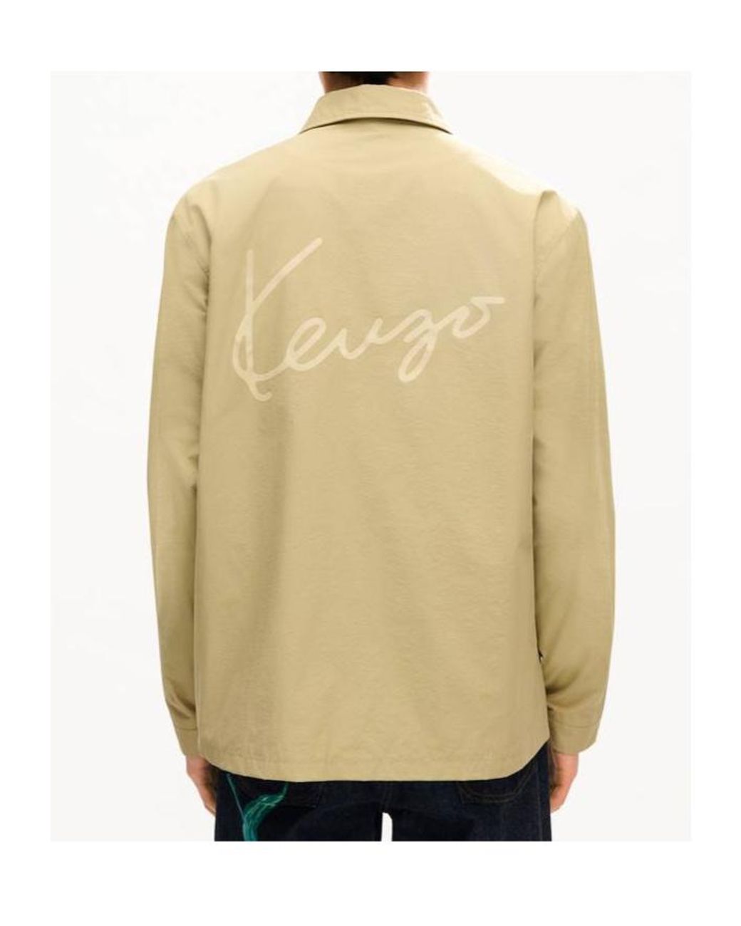 KENZO Green Signature Light Coach Jacket for men
