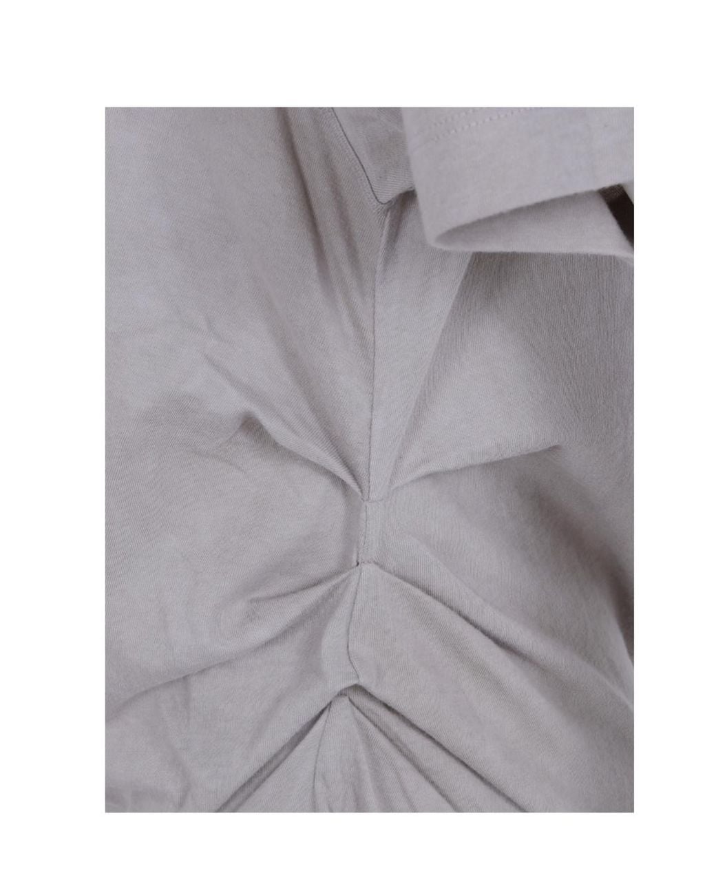 Ziggy Chen Gray Asymetric T-Shirt