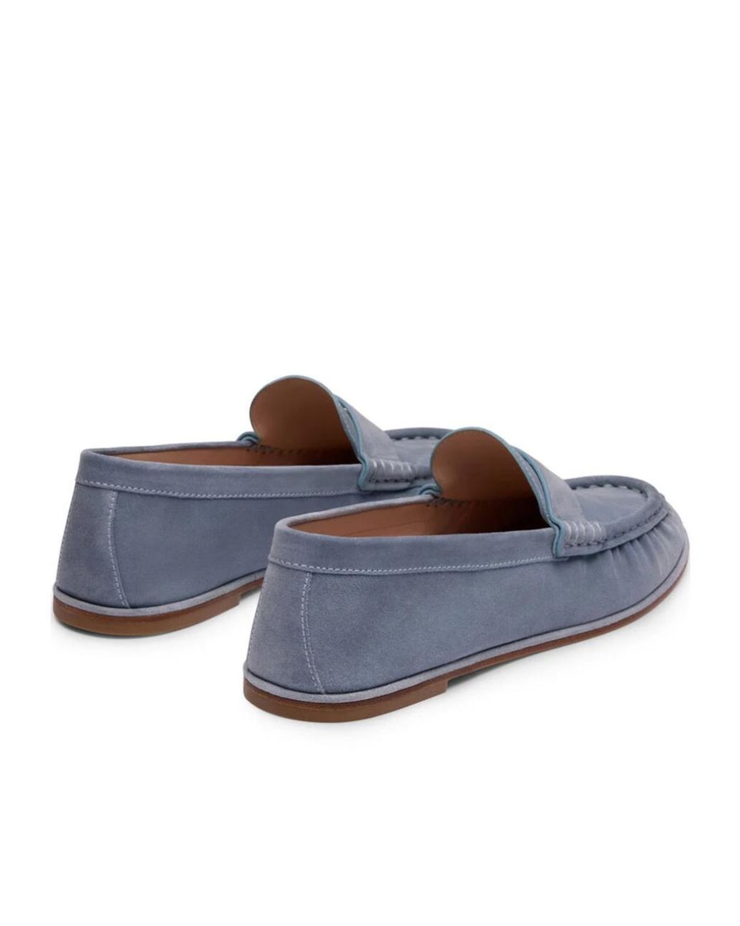 Stuart Weitzman Blue Spencer Loafer