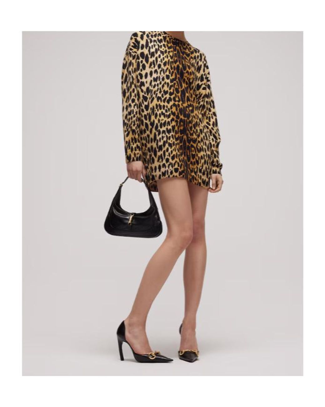 Gucci Multicolor Printed Knit Cashmere Dress