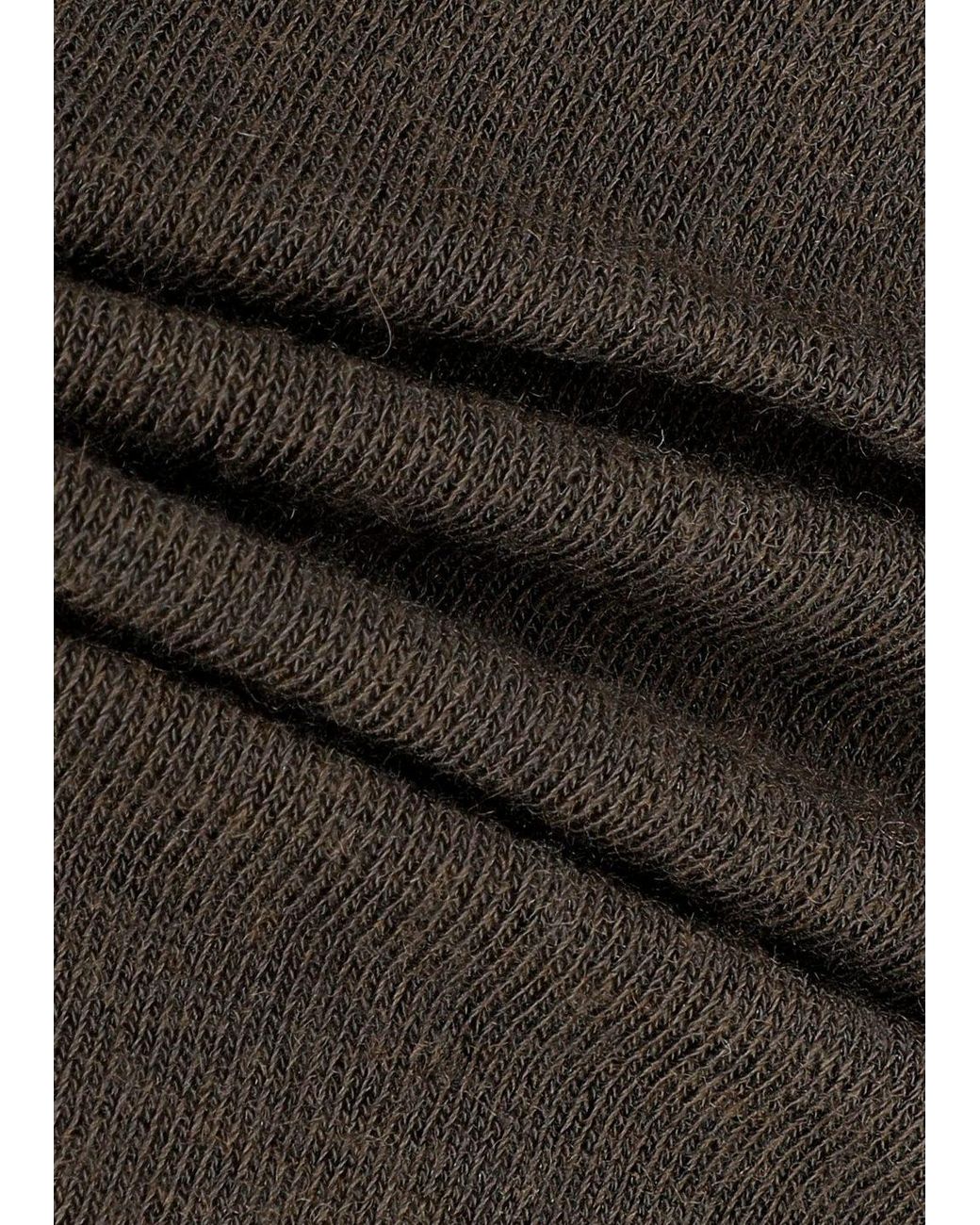 Amomento Brown Round T-Shirt