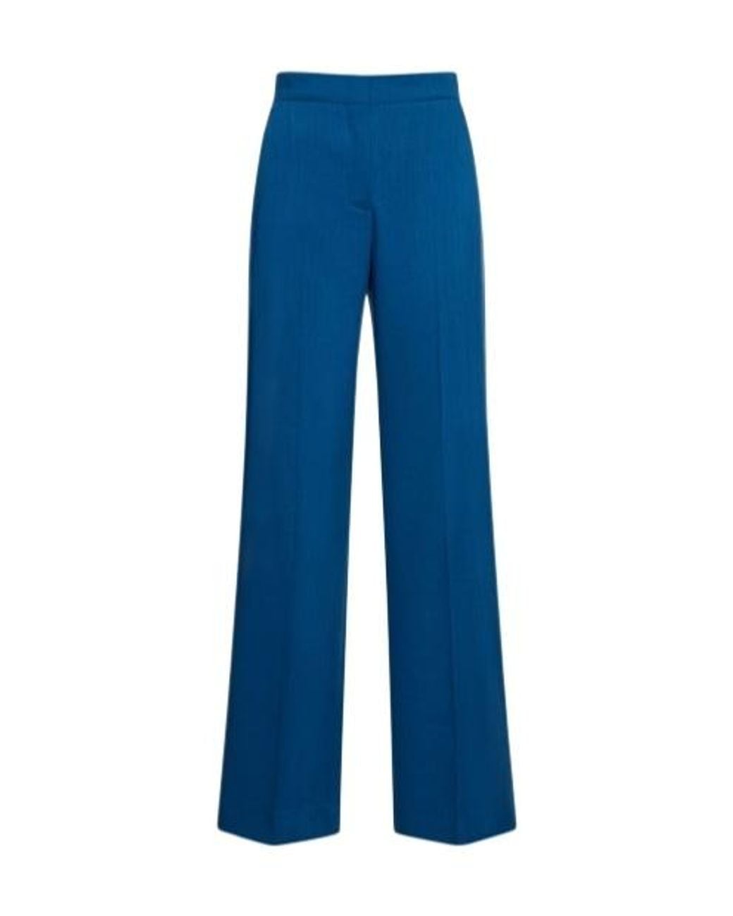 Tory Burch Blue Tailored Pendant Casual Pants