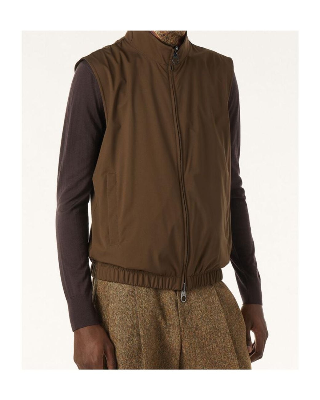 Loro Piana Brown Vest for men