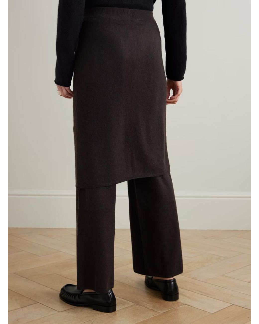 Lisa Yang Purple Double-Layered Pants