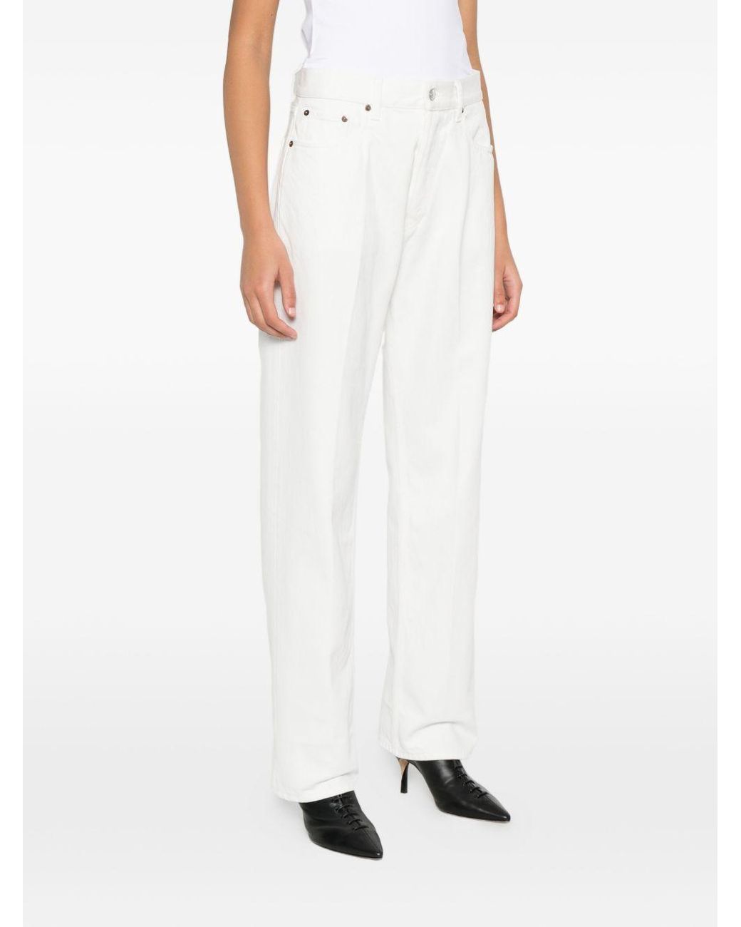 Céline White Boyfriend Jeans 001