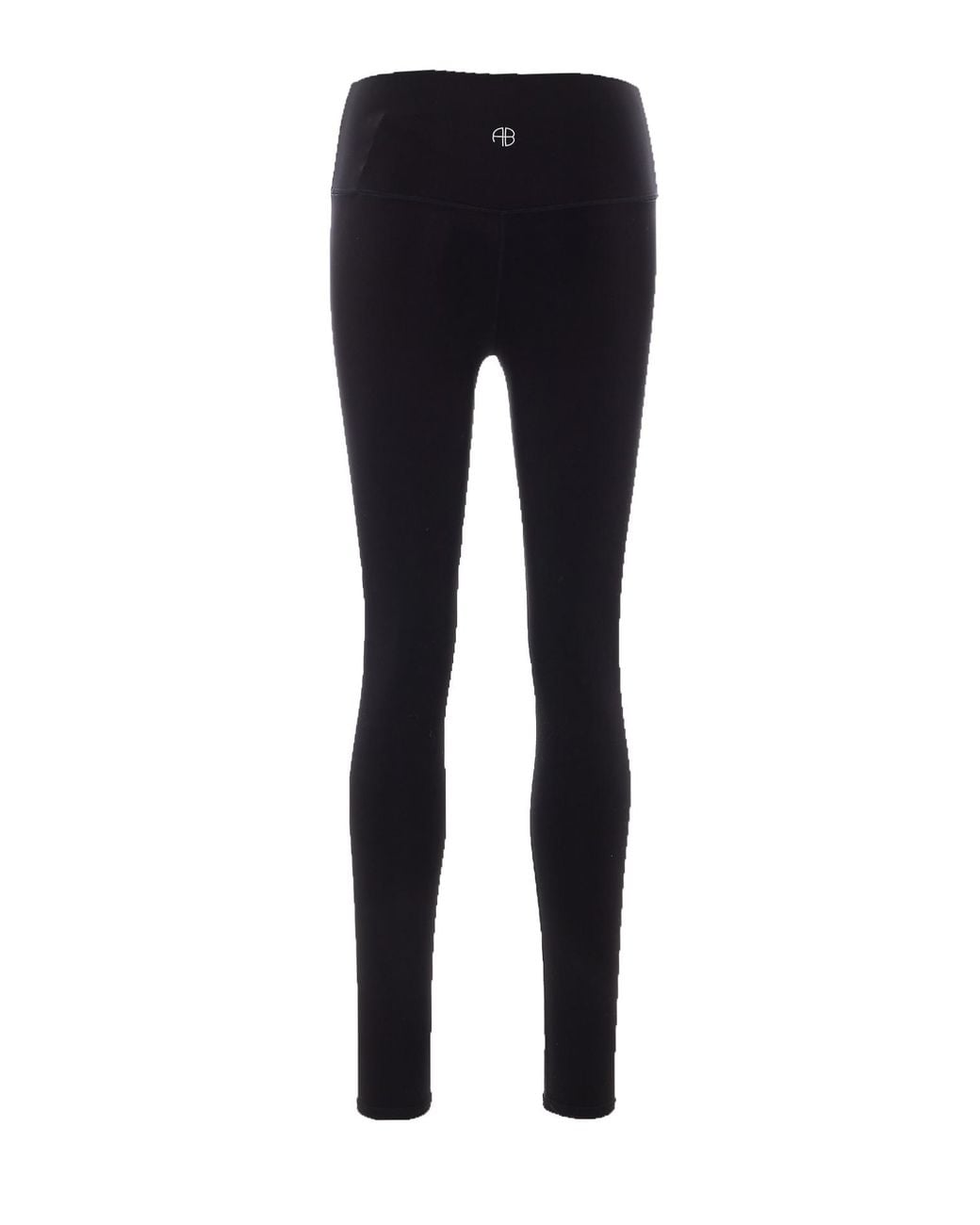 Anine Bing Blue High-Rise Jersey Pants