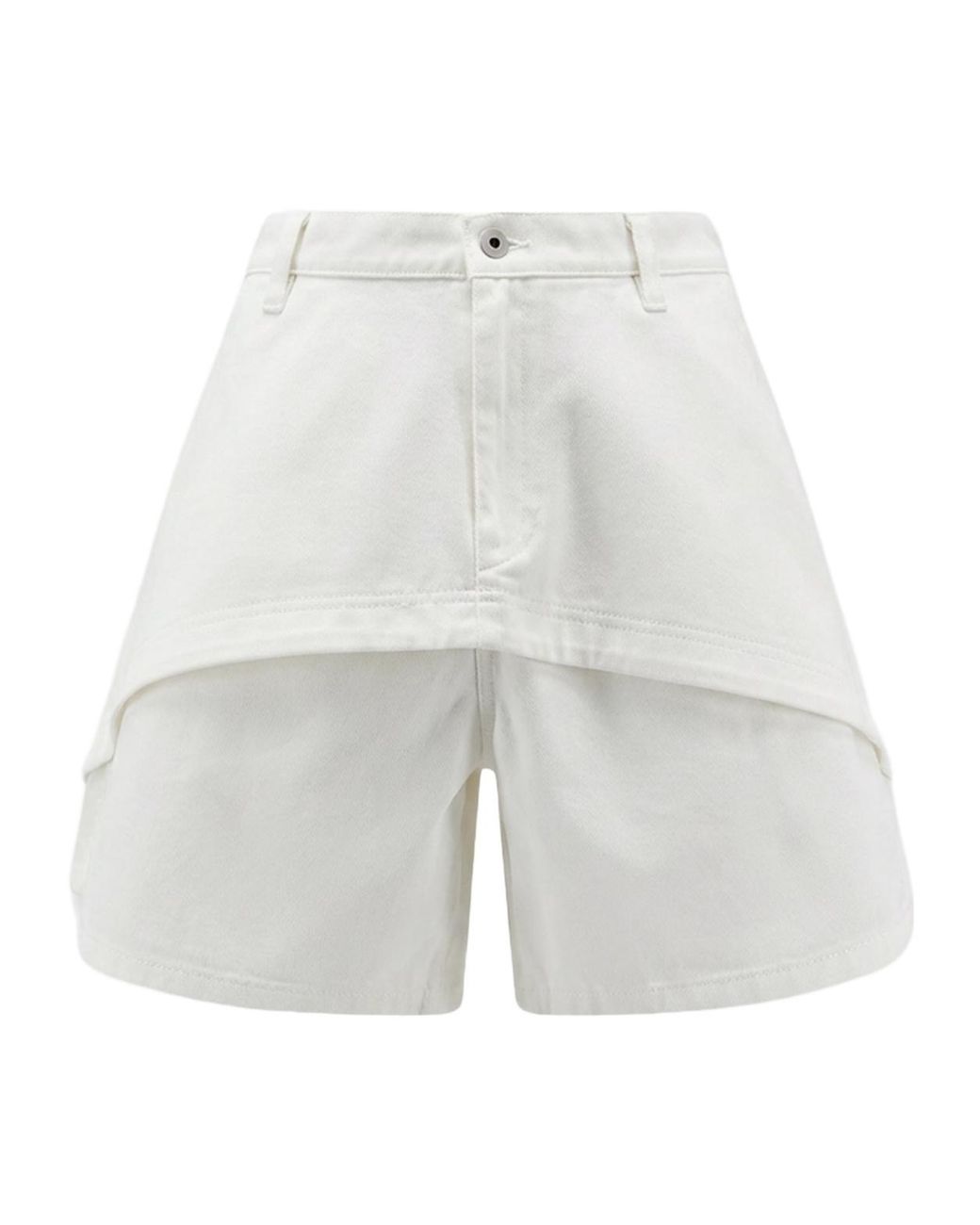 Loewe White Paulas Ibiza Denim Shorts