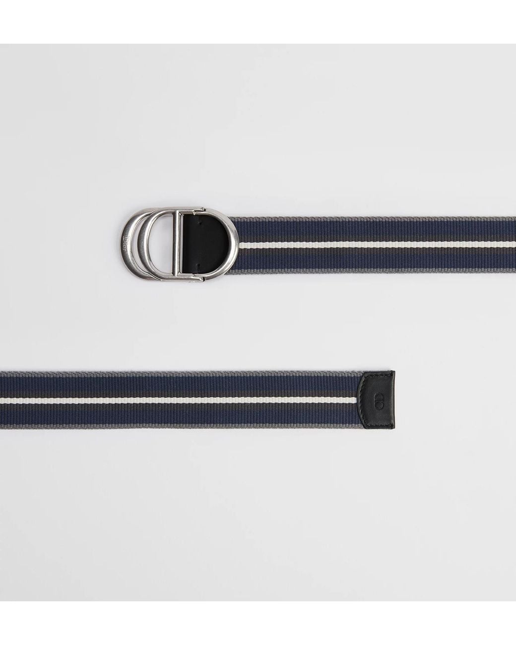 Dior Black Cd Belt for men