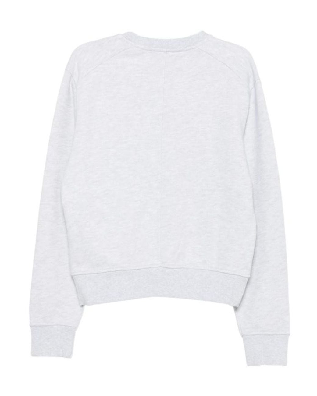 Entire studios White Ribbed Crewneck Sweatshirt