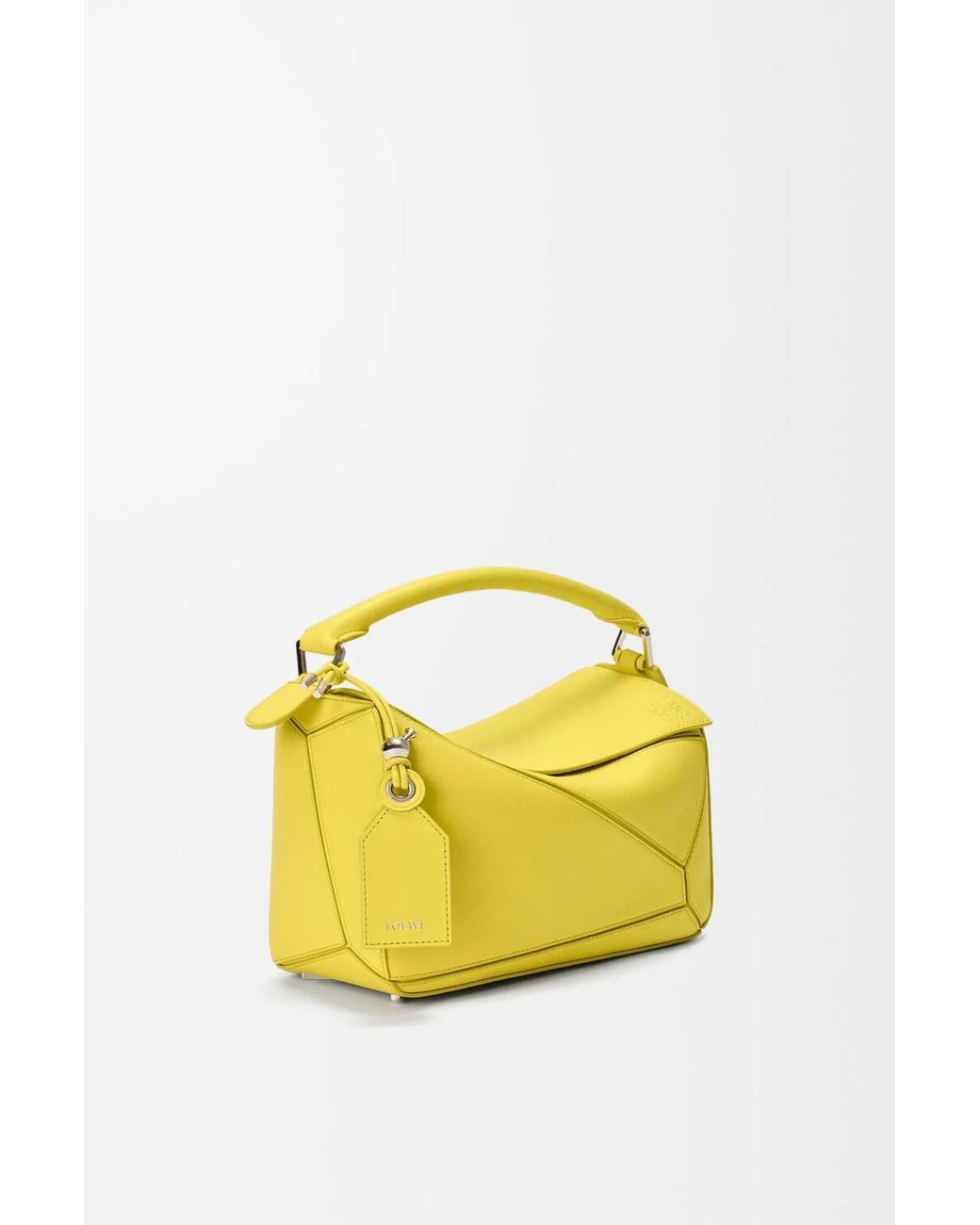 Loewe Yellow Small Featherlight Puzzle Bag