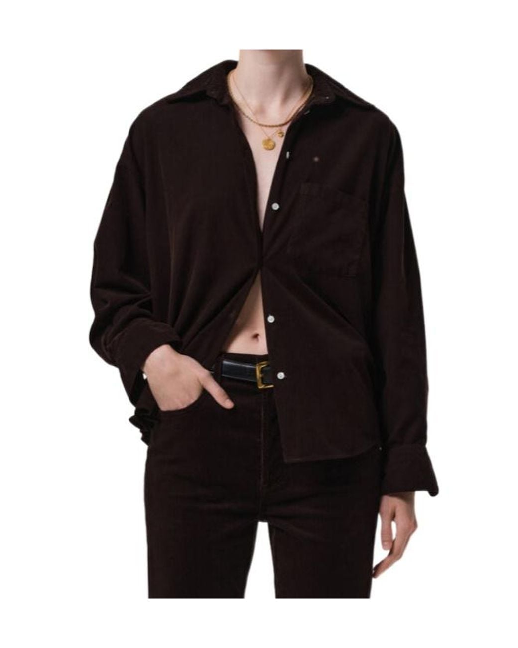 Citizens of Humanity Black Long Sleeve Shirt
