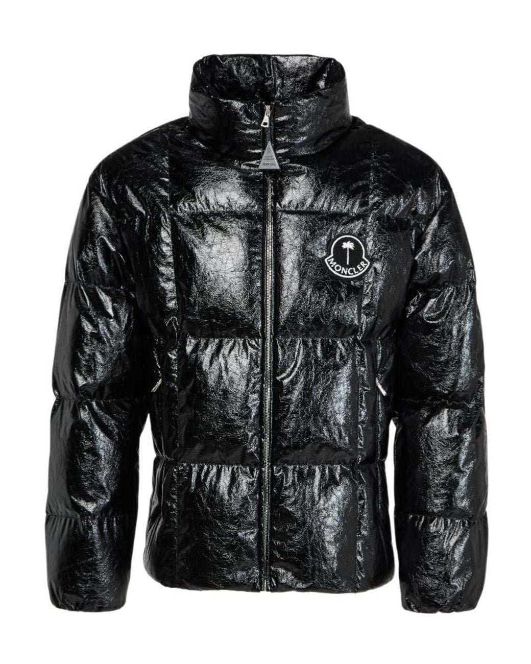 Moncler Black X Palm Angels Cotton Coat for men