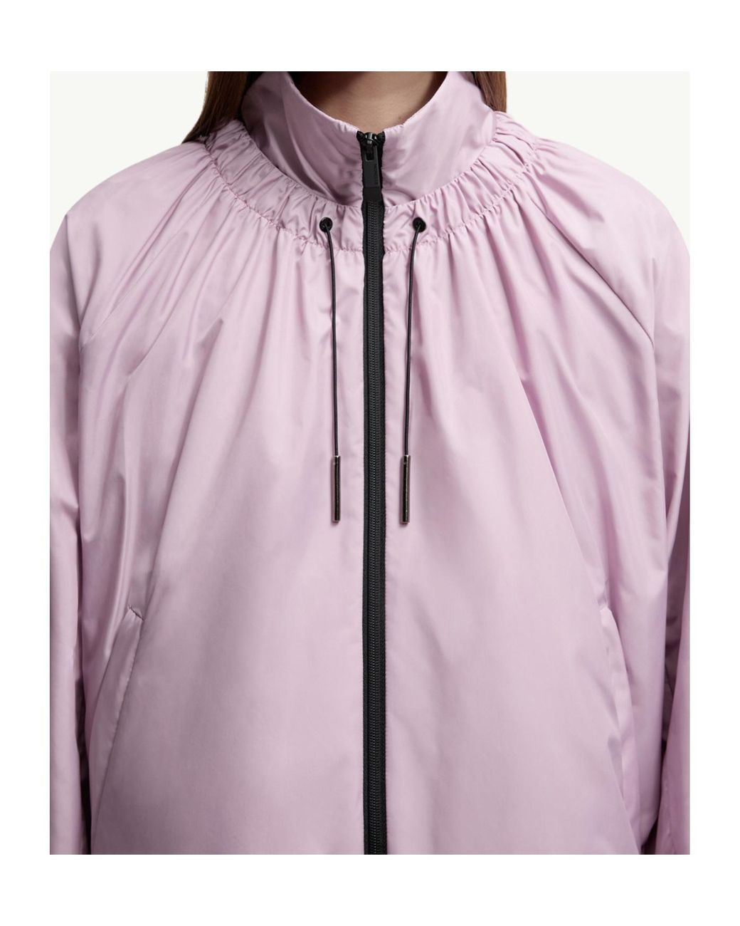 Moncler Pink Zip-Up Valencay Jacket