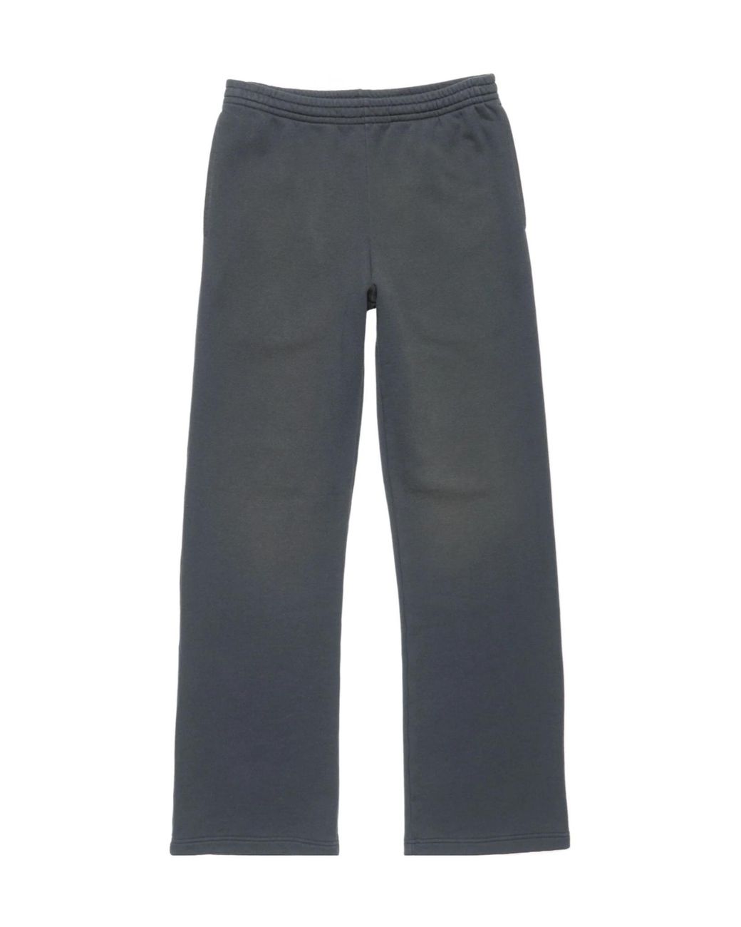 Acne Gray Fleece Trousers With Stamp Logo for men