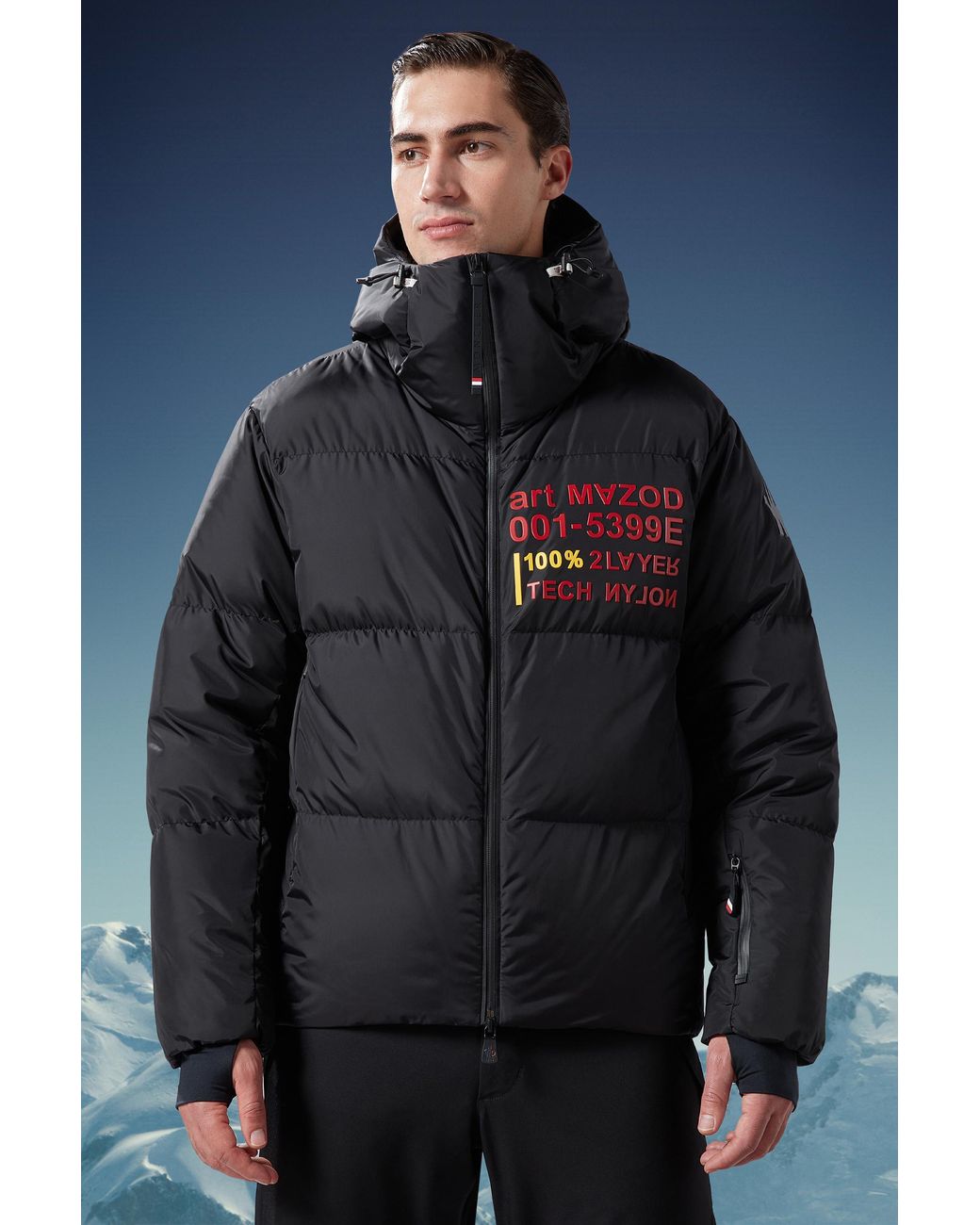 Moncler Black Mazod Short Down Jacket for men