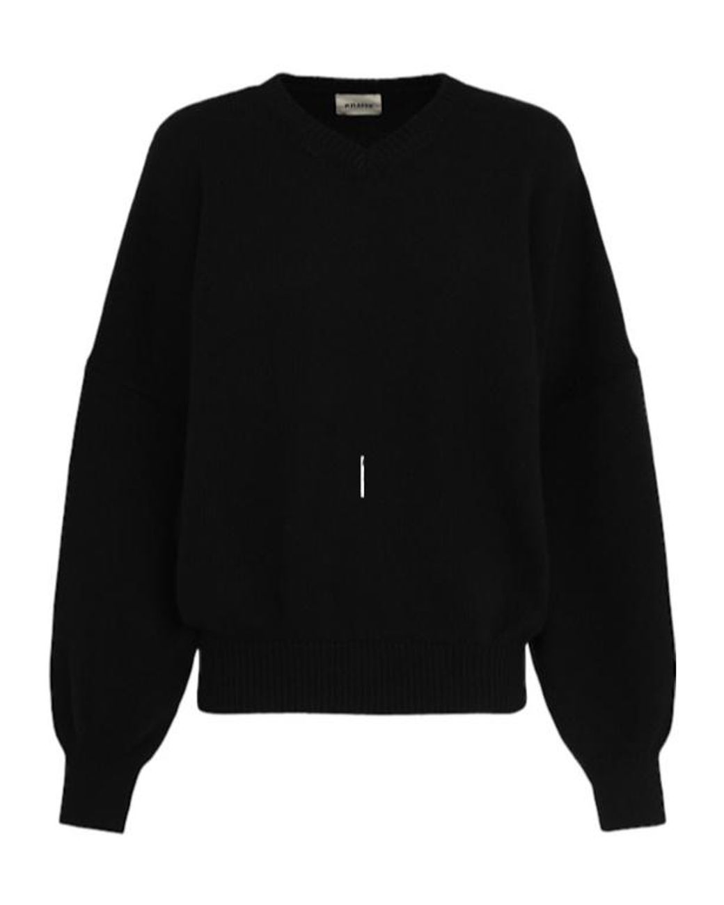 Khaite Black Wolfe Cashmere Knit Sweater