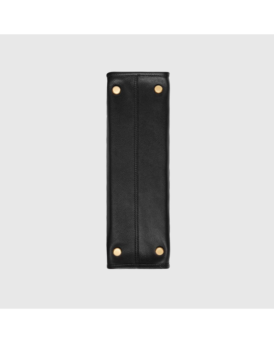 Gucci Black Logo Embossed Top Handle Bag for men