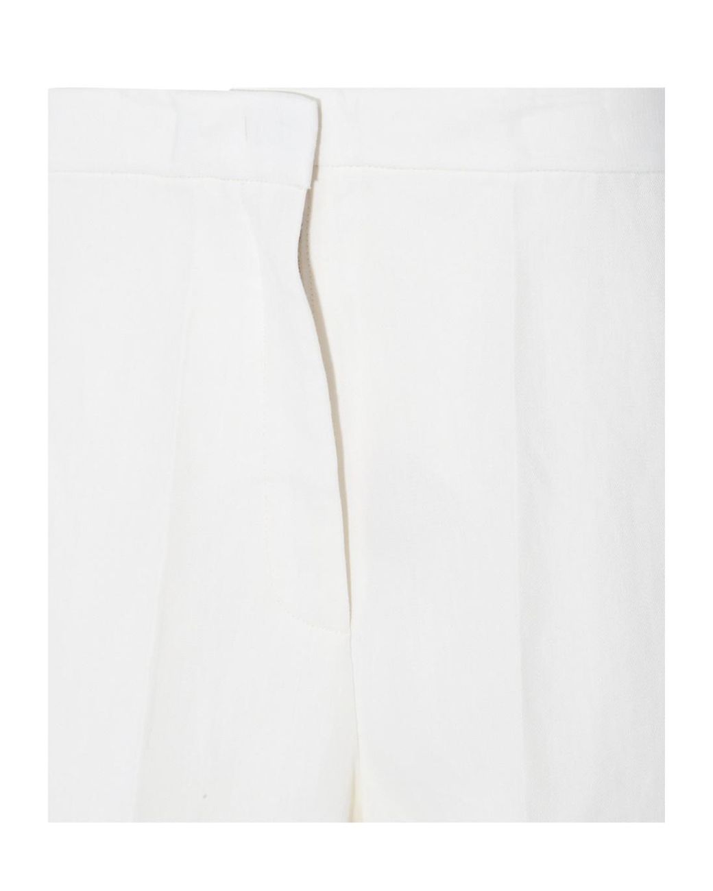 Fabiana Filippi White Bermuda Suit Shorts