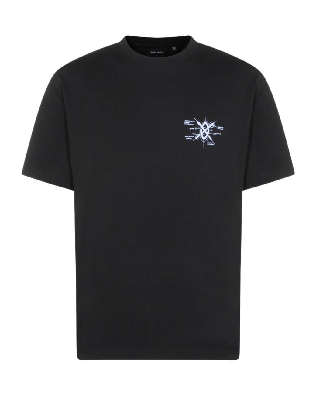 Daily Paper Black Crew-Neck T-Shirt for men