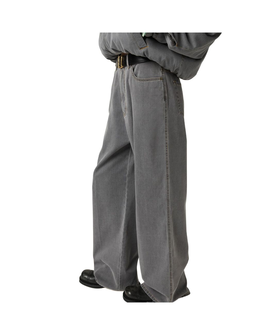 Miu Miu Gray Chambray Jeans