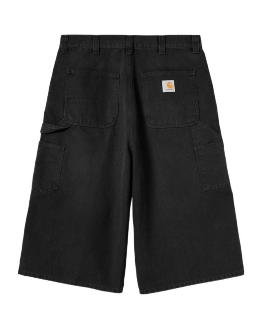 Carhartt Black Single Knee Canvas Shorts for men