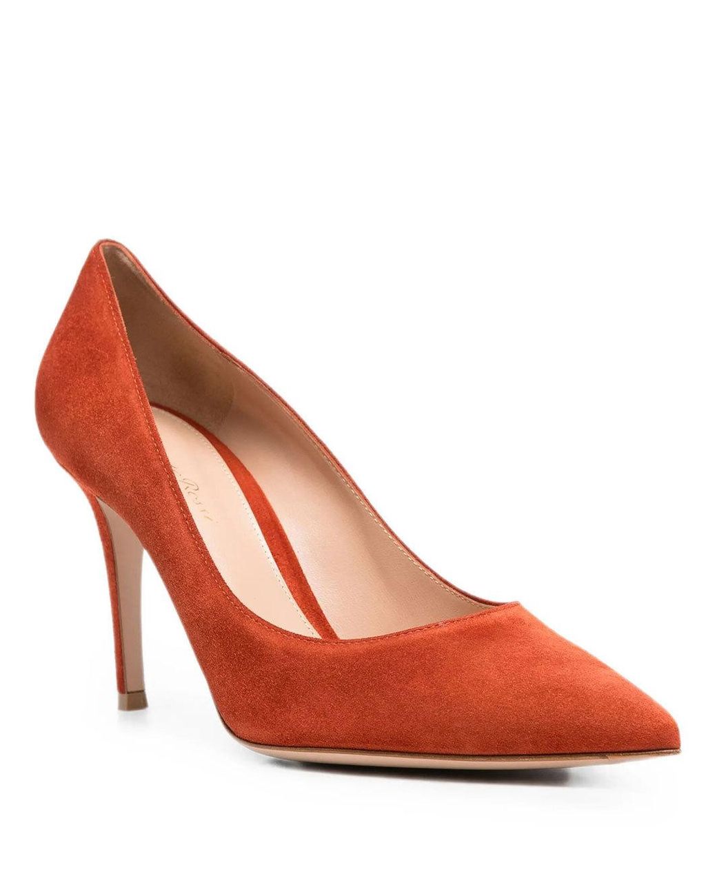 Gianvito Rossi Pink Pointed-Toe High Heels