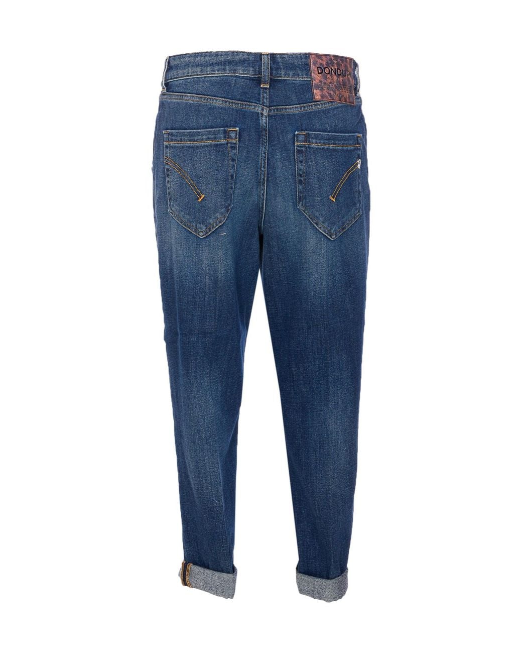 Dondup Blue Button-Fly Stretch Jeans