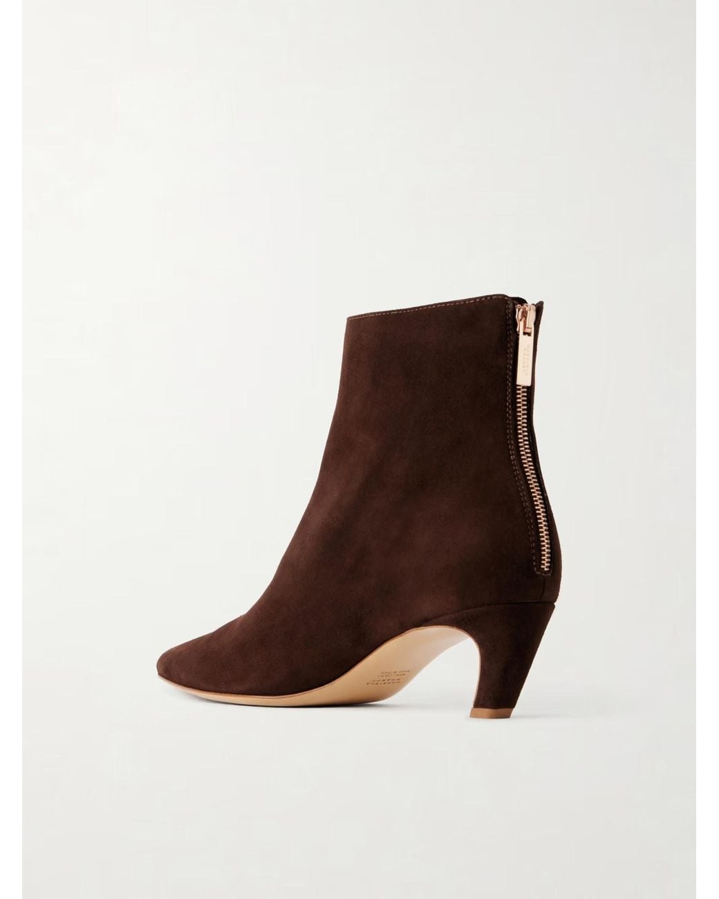 Gabriela Hearst Brown Pointed-Toe Ankle Boots