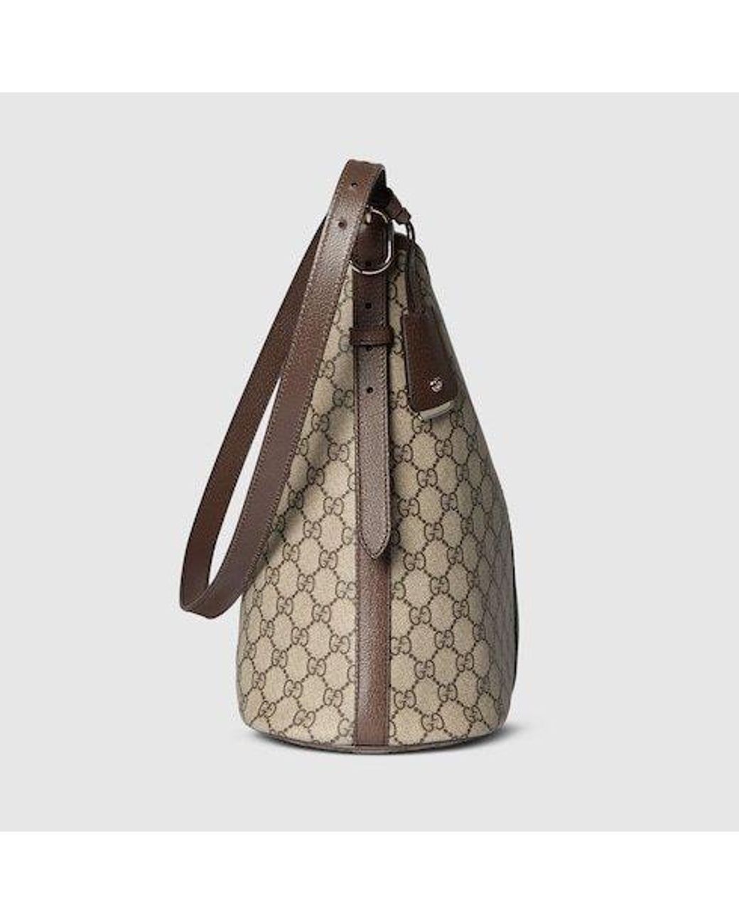 Gucci Gray Ophidia Large Shoulder Bag