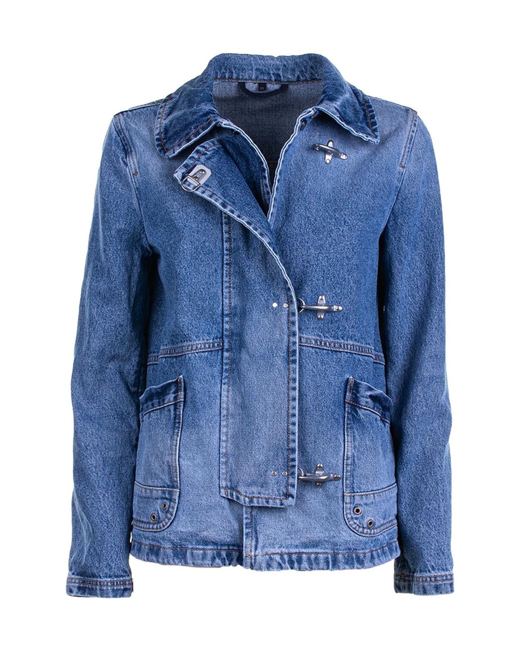 Fay Blue Toggle Fastening Jacket
