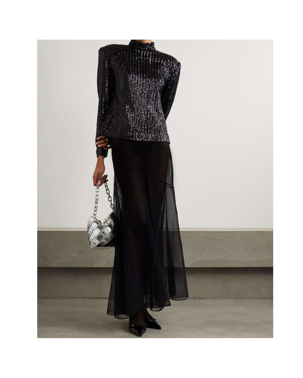 Anine Bing Black Josephine Top