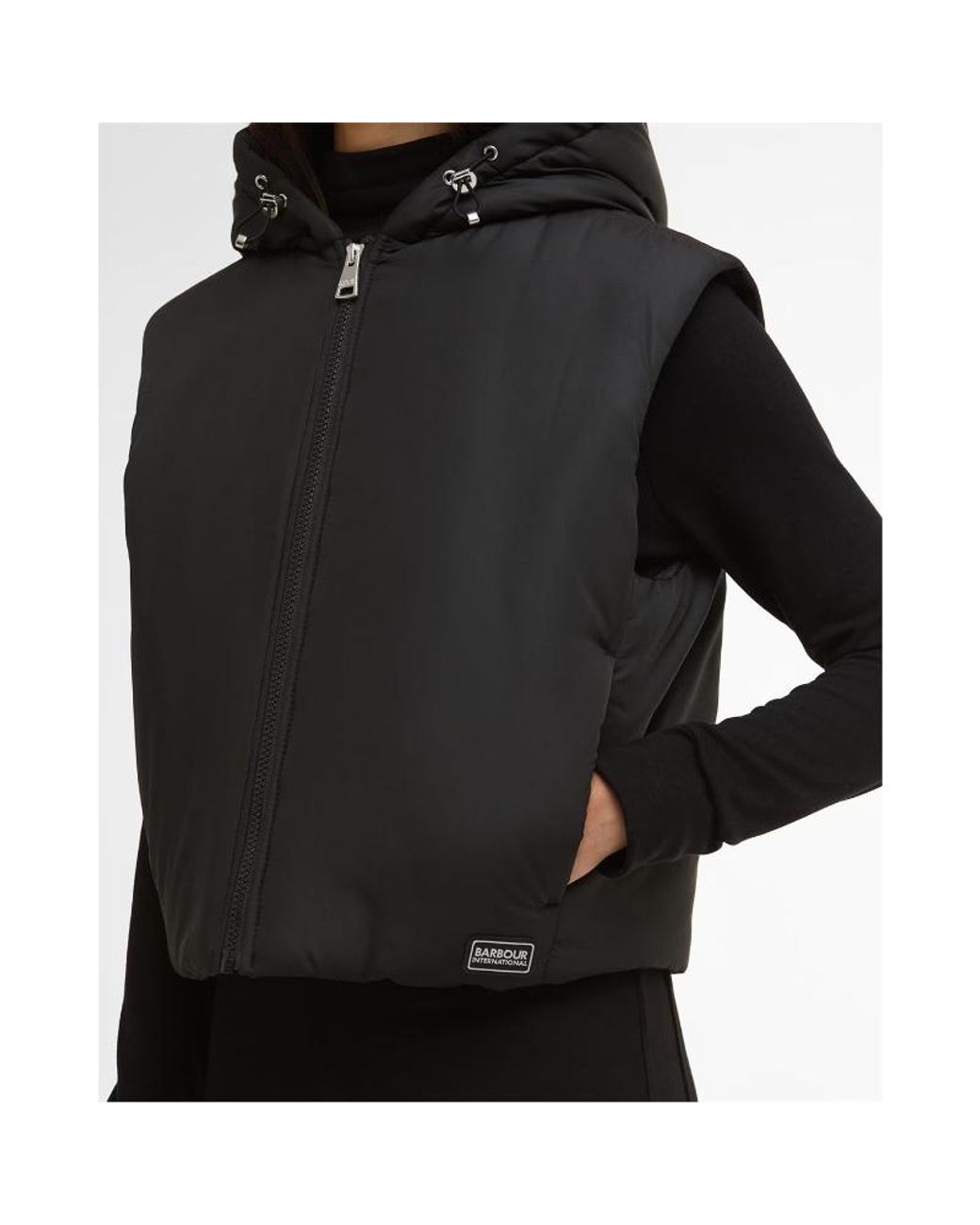 Barbour Black Sleeveless Vest