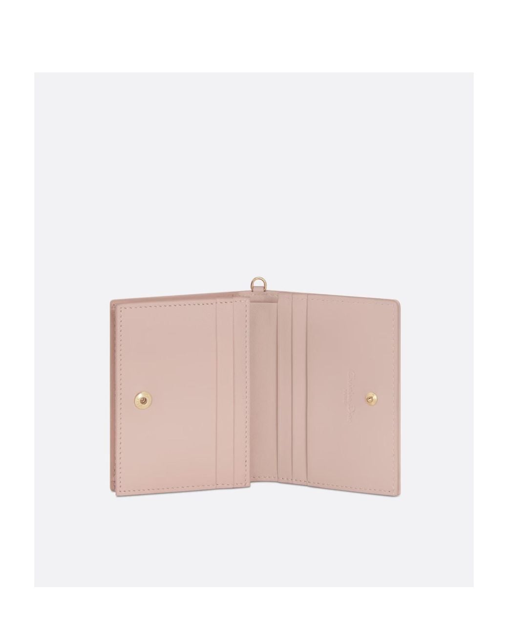 Dior Pink Mini Lady Wallet