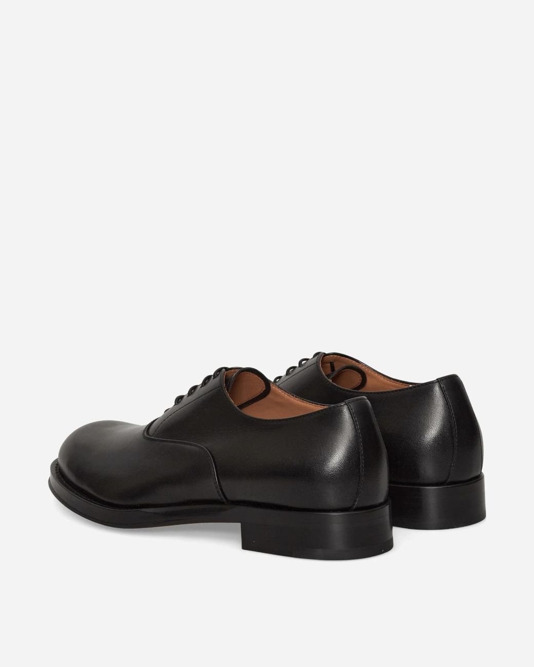 Dries Van Noten Black Leather Oxford Shoes for men