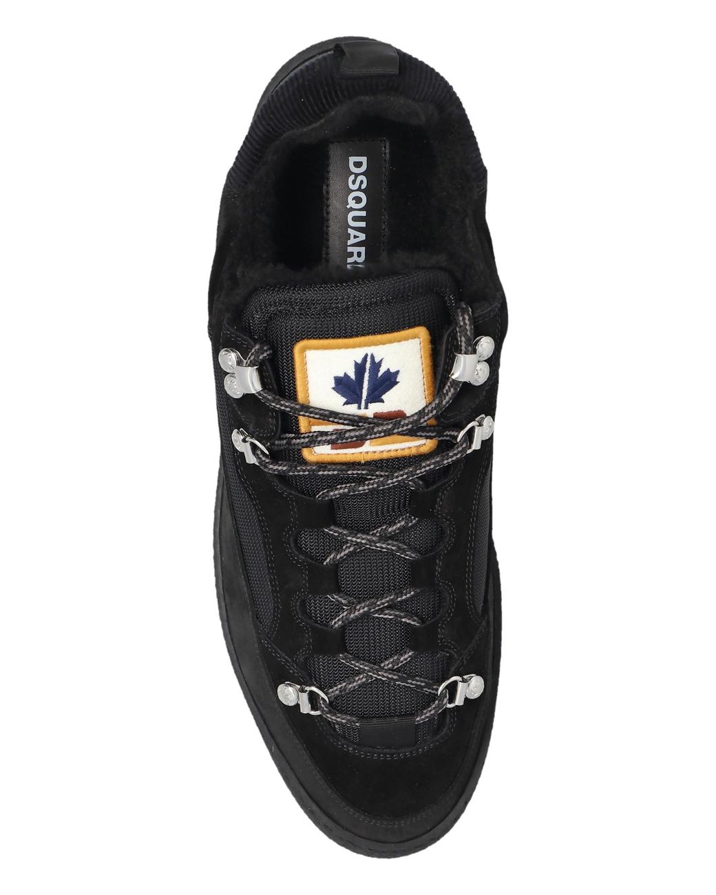 DSquared² Black Sport Shoes 'Rapper's Delight' for men