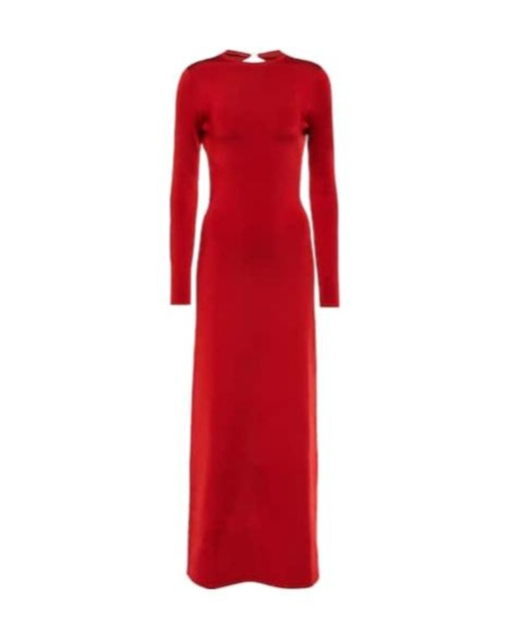 Galvan Red Long-Sleeved Gown