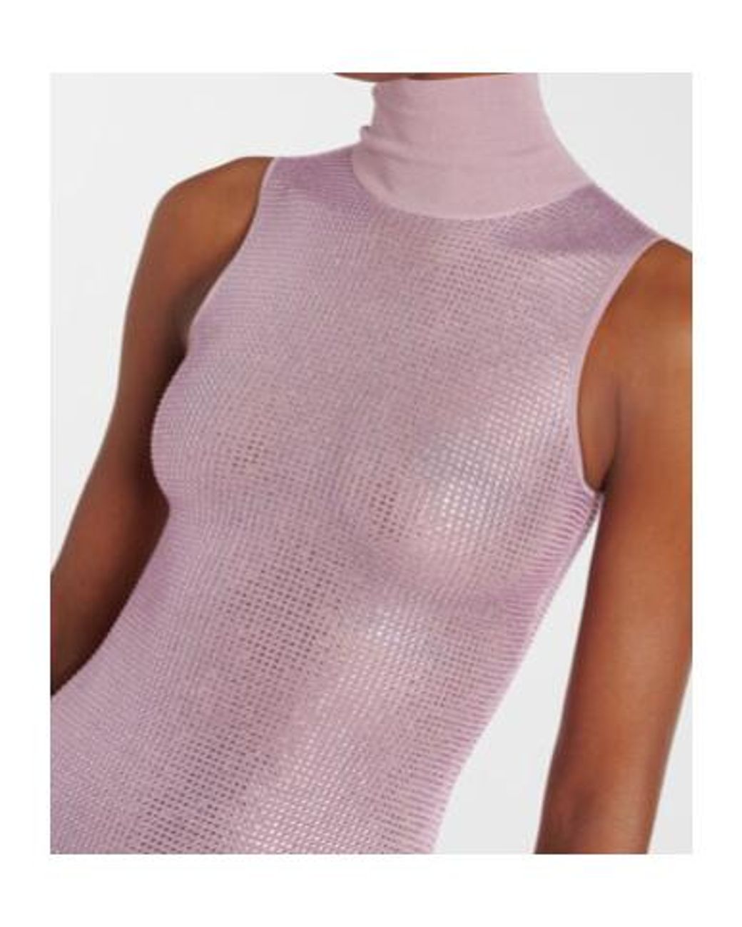 David Koma Purple Ruched Sequined Maxi Dress