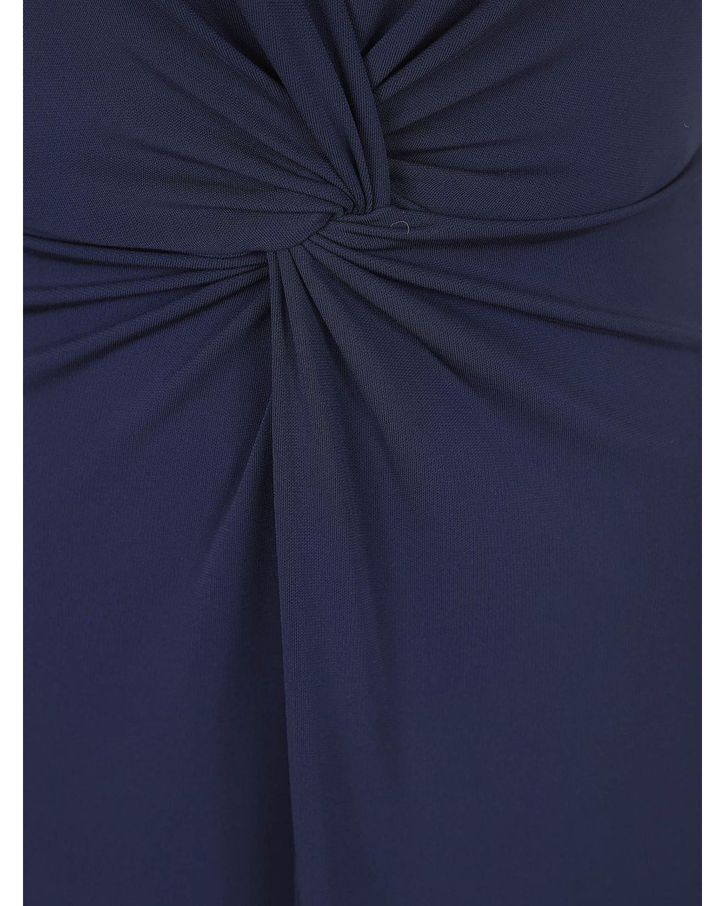 Polo Ralph Lauren Blue Ralph Lauren Zach Knot-Front Gown