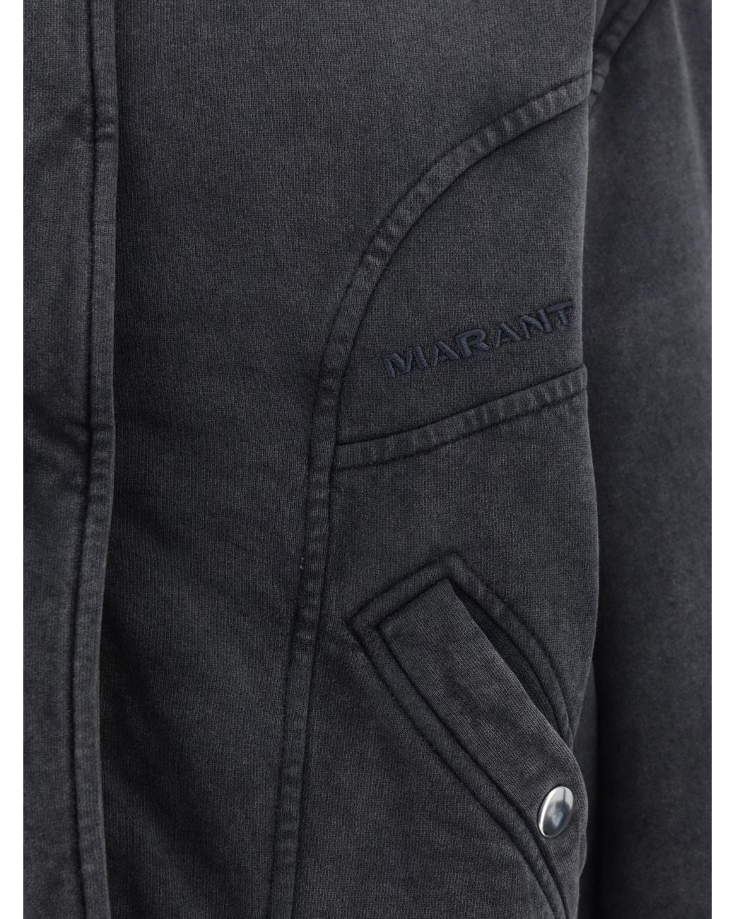 Isabel Marant Black Isabel Marant Étoile Paverti Panelled Zipped Bomber Jacket