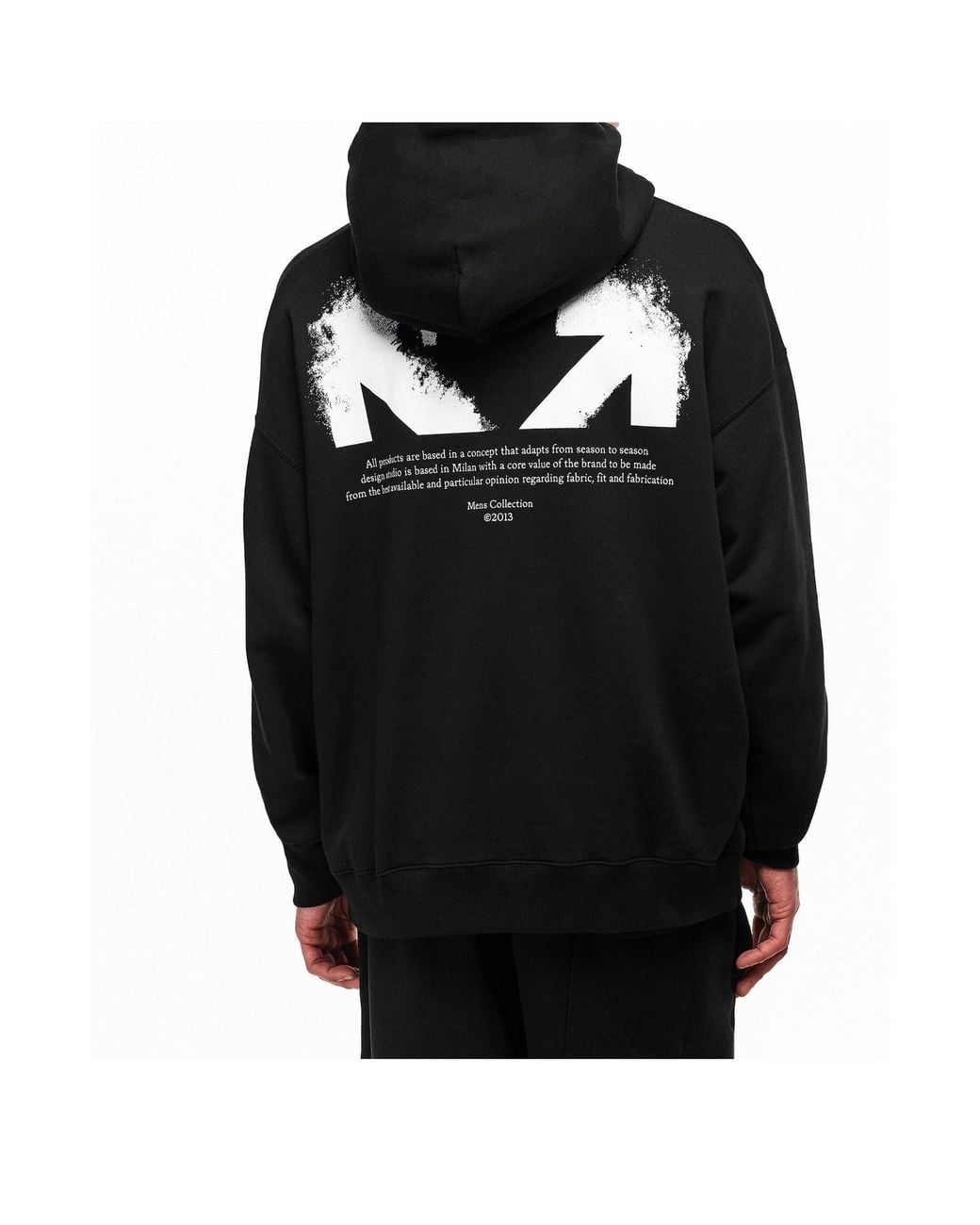 Off-White c/o Virgil Abloh Black Overhead Hoodie for men
